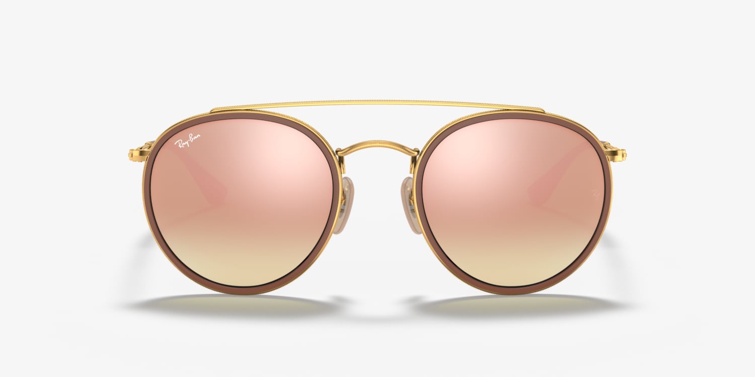 小物 Ray-Ban ROUND DOUBLE BRIDGE Ray-Ban Round Double Bridge Sunglasses | Urban Outfitters