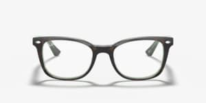 Ray-Ban RB‎ 5285 2034 Black Transparent Square Eyeglasses Frames 53-19-145 Case Amazon.com: Ray-Ban 5285 Eyeglasses Bundle: 5285 5285 2034  main image 2