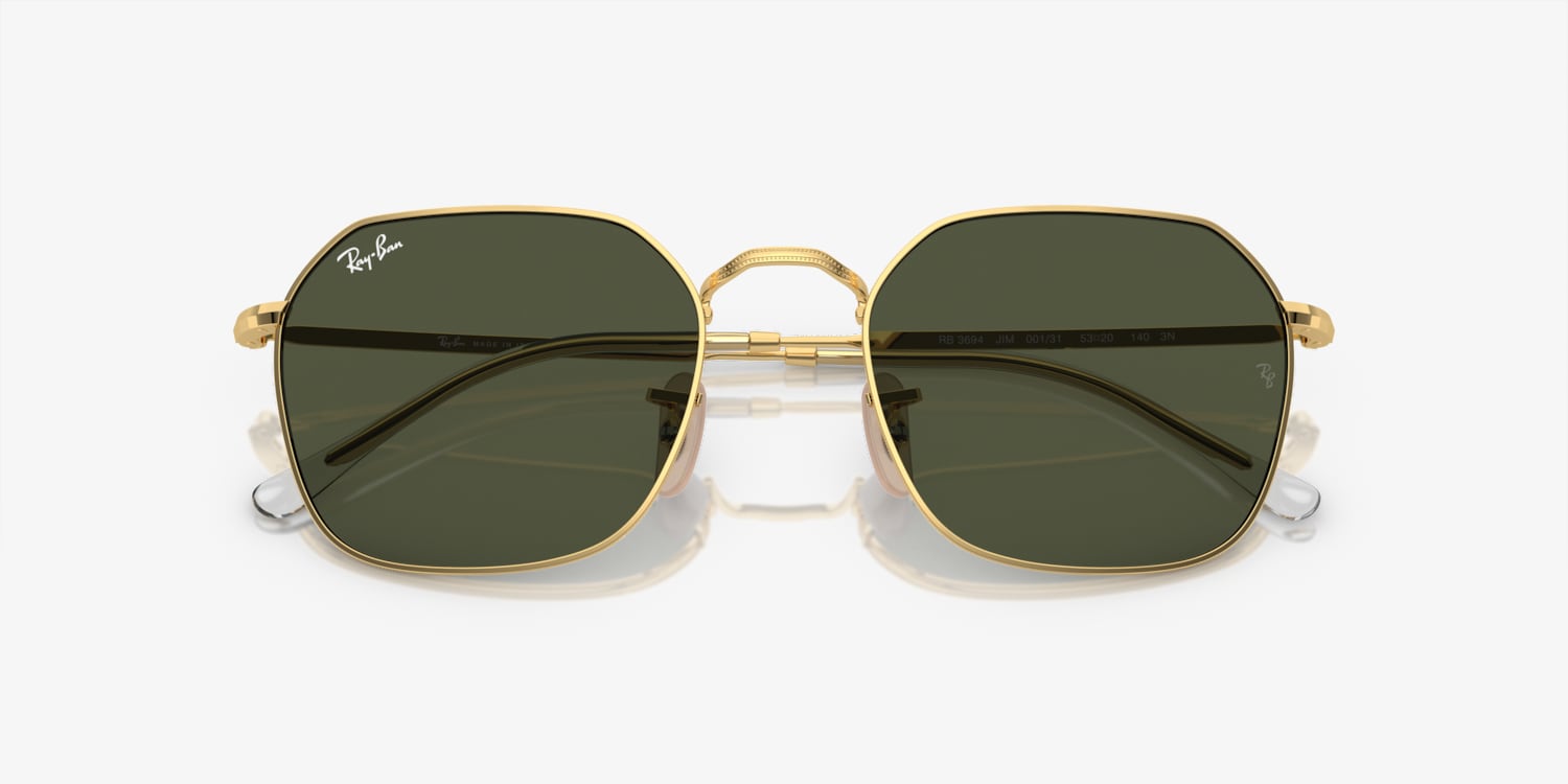 Ray-Ban AmberMatic サングラス AVIATOR CRAFT Sunglasses in Light Brown and Yellow Ambermatic