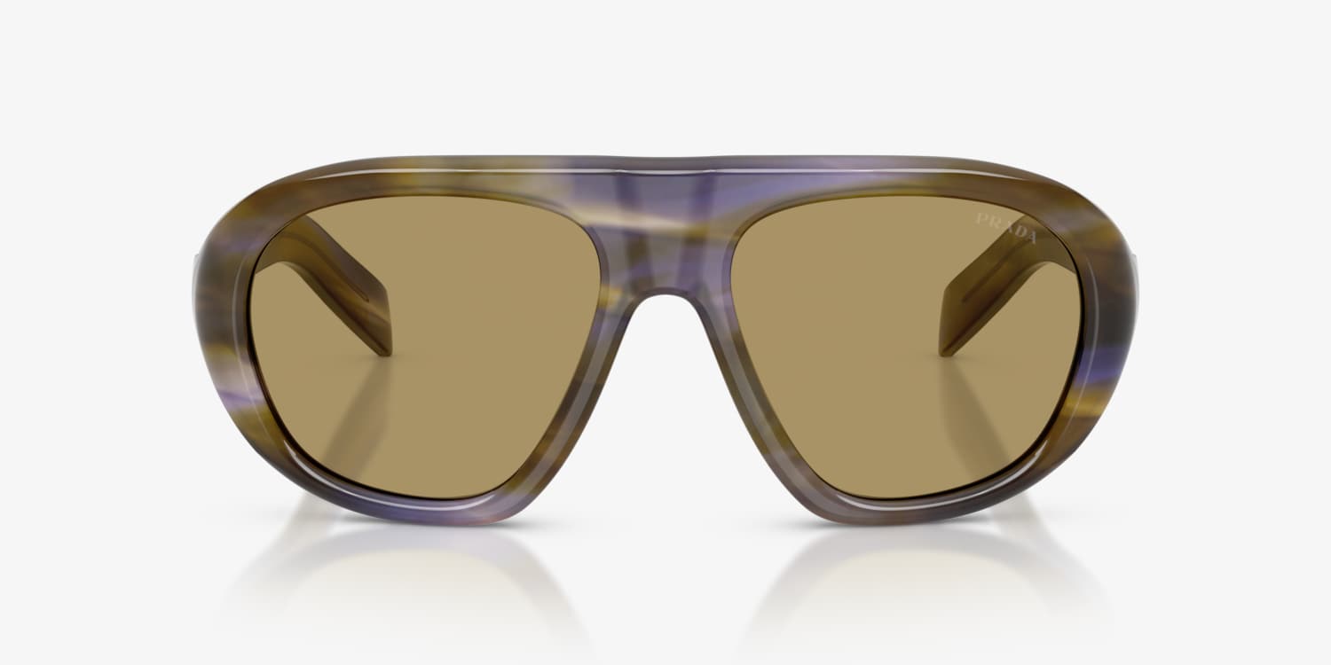 小物 PRADA Half-Lim sunglasses PRADA Sunglasses CATWALK SPR 64U ZVN-4O0 67-16 140 Gold w