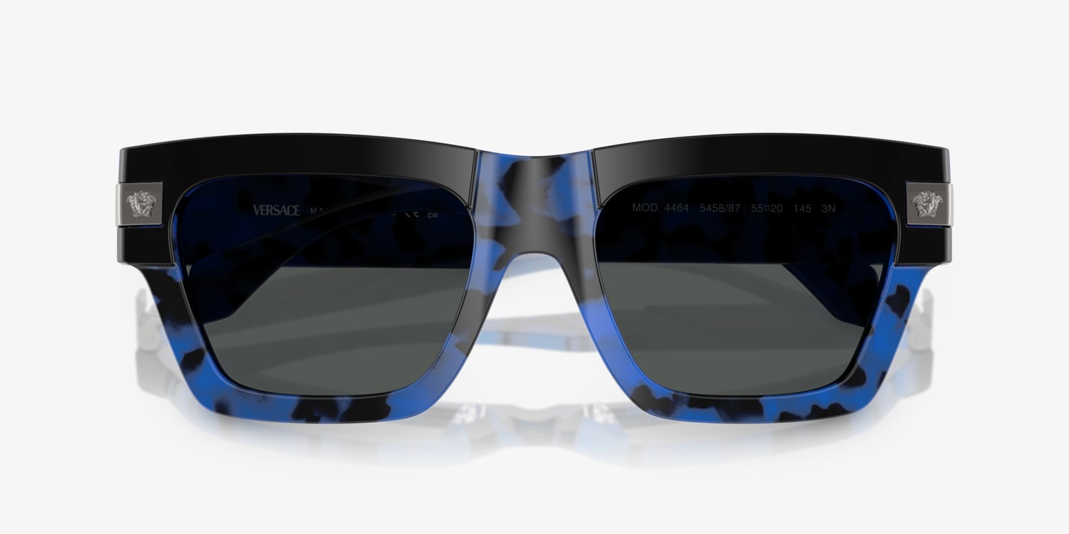 ヴェルサーチ サングラス MOD.4464-F VERSACE Versace VE4464F XXL (55 - 20) with Grey lenses and Black