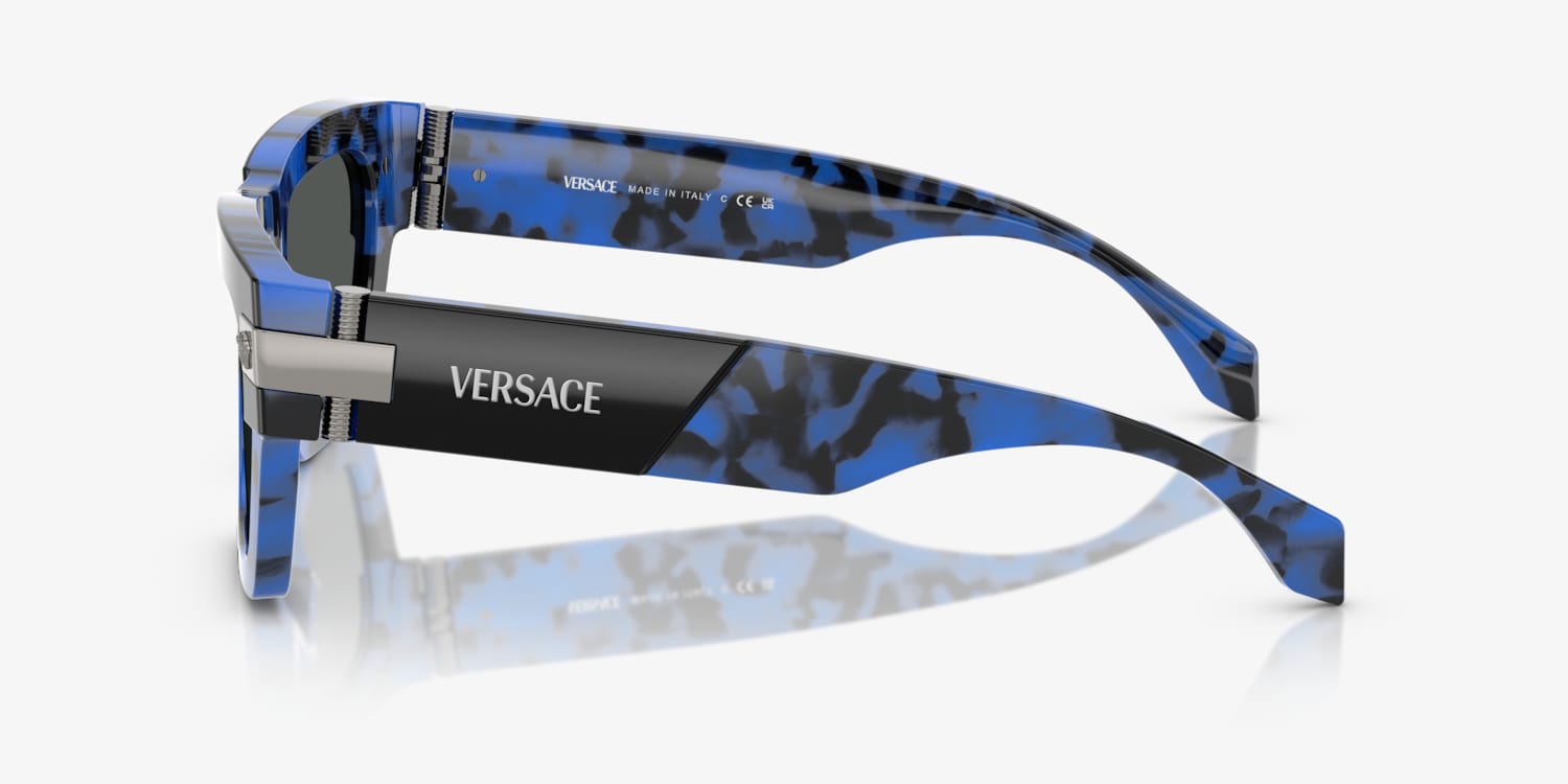 ヴェルサーチ サングラス MOD.4464-F VERSACE Versace VE4464F XXL (55 - 20) with Grey lenses and Black