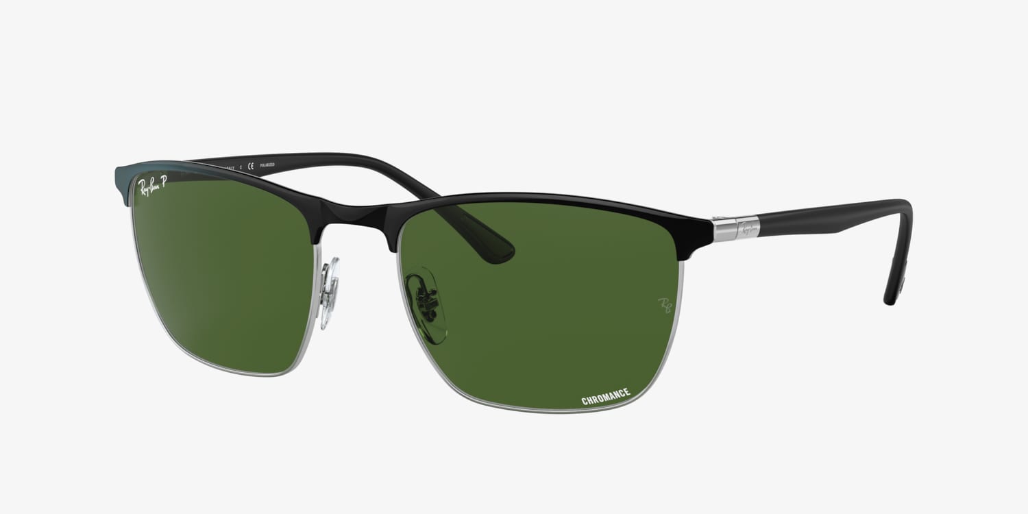 小物 Ray Ban Amazon.com: Ray-Ban RB3734 Oval Sunglasses, Black/Dark Green