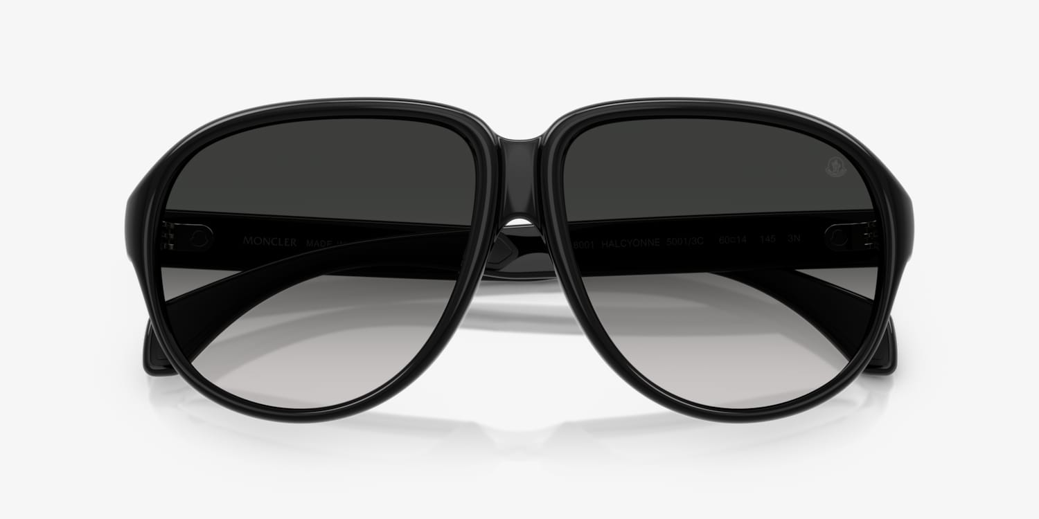 MONCLER FRIGHT EYEWEAR ブラックサングラス MONCLER FRIGHT ブラックサングラス