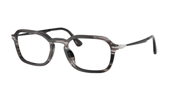Persol Unisex  Striped Black & Grey