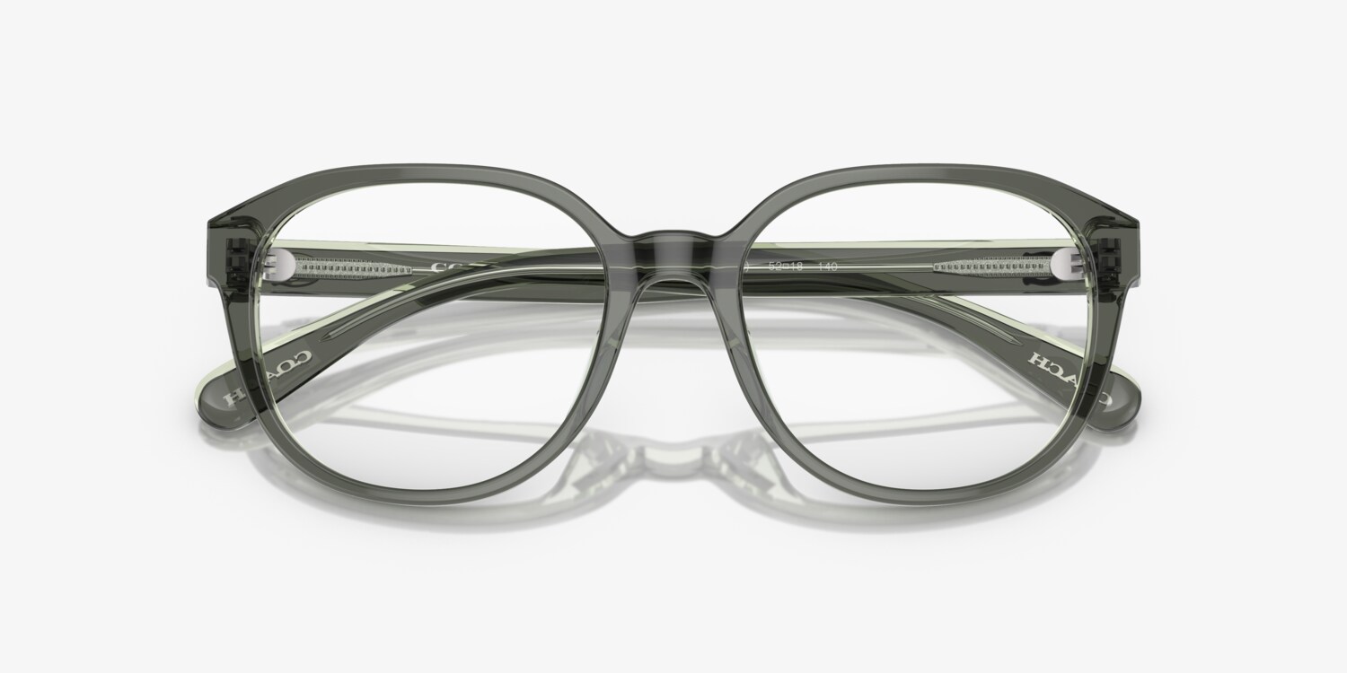 Coach HC62090 Eyeglasses Frames Case RXable 5746 Moss/Mint. NWT Coach HC6248U Eyeglasses | LensCrafters main image 2