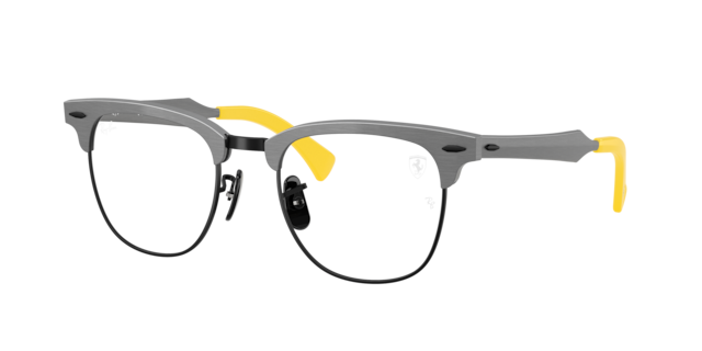 Ray-Ban Unisex Brushed Grey On Black