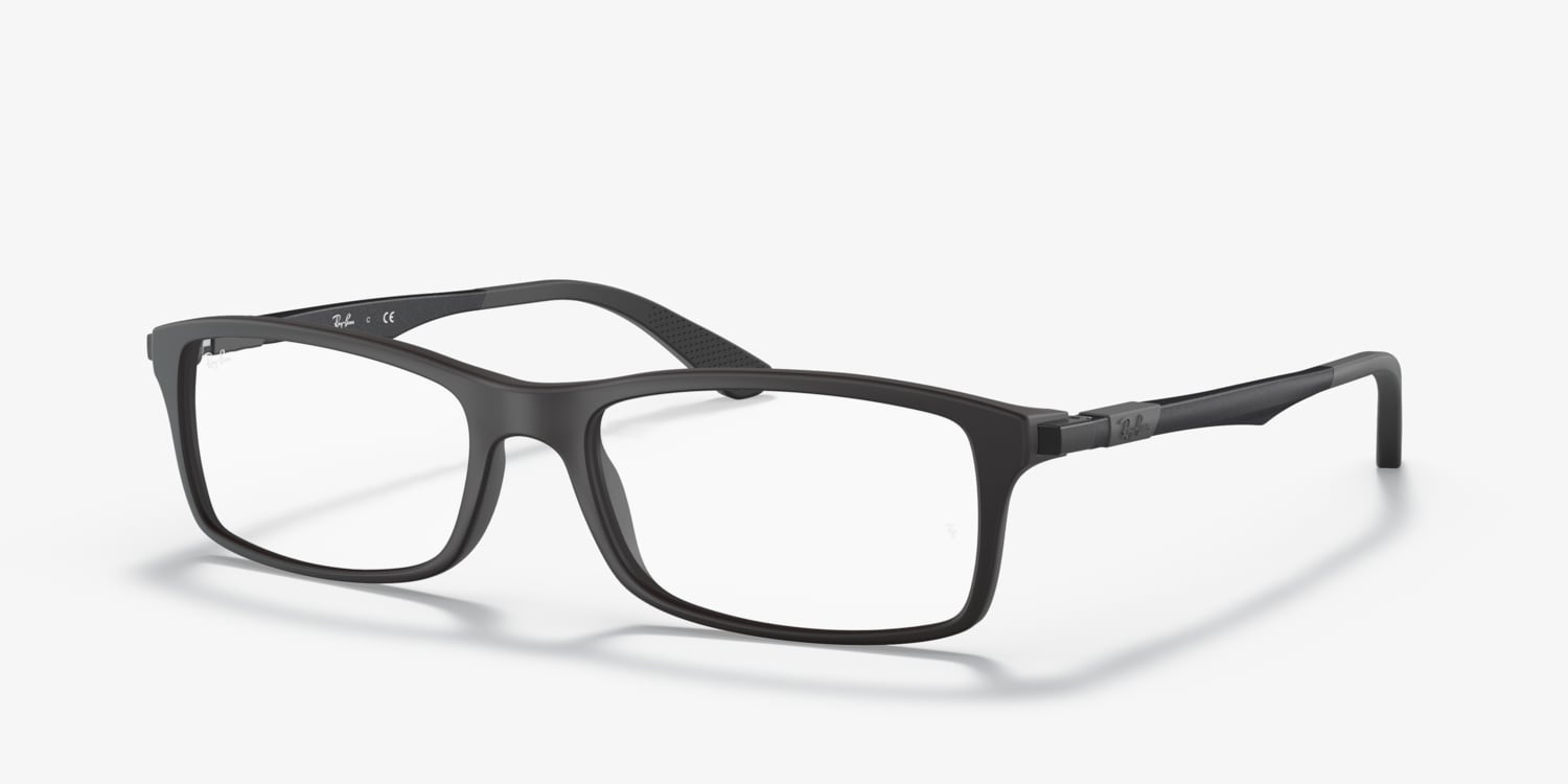 眼鏡 度付き Ray-Ban RX7017F 5211 Ray-Ban™ RX7017 Rectangle Eyeglasses | EyeOns.com