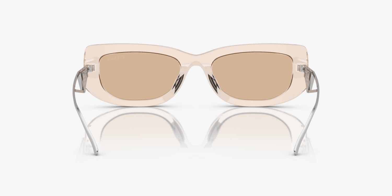Brand New and Authentic Prada 14Z Opal Natural Beige Sunglasses Prada PR 26ZS 12V4I2 Sunglasses - US main image 3