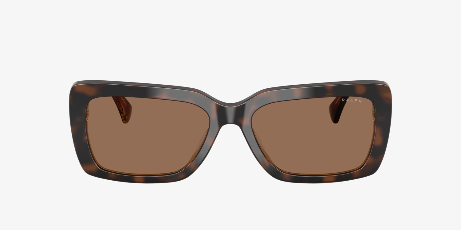 Polo Ralph Lauren vintage Havana Brown square made in Italy sunglasses 53-20-135 Lauren Ralph Lauren Oval Sunglasses for Women for sale | eBay main image 2