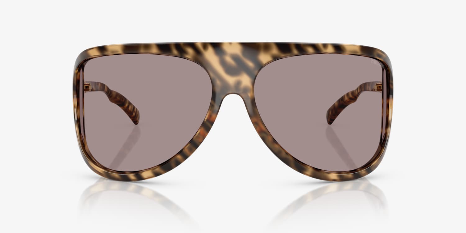 M♡ MIU MIU Oval-frame tortoiseshell acetate sunglasses | NET-A