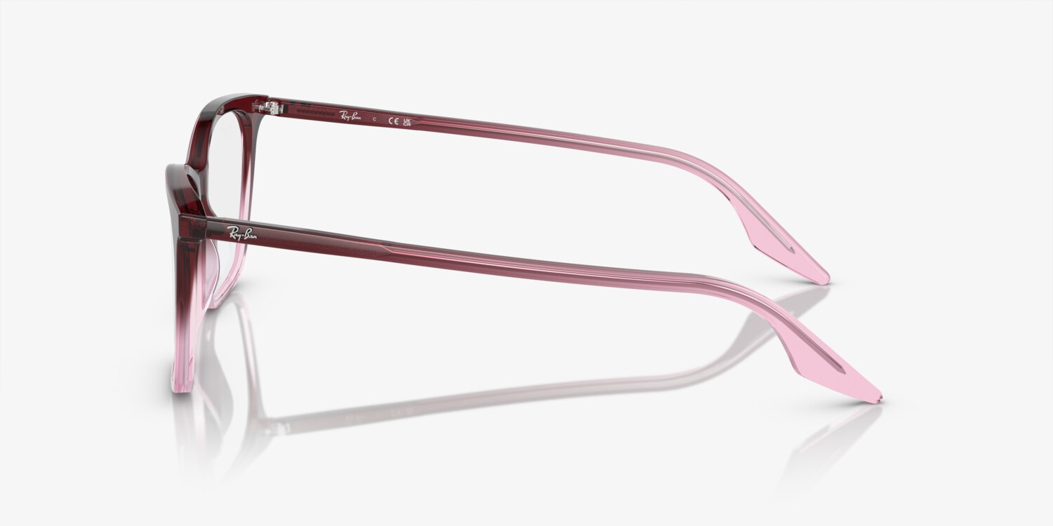 Ray-Ban Eyeglasses RB 4354V 5904 48.22 140 Red Dar Ray-Ban RB5154 Clubmaster Optics Eyeglasses | LensCrafters main image 4