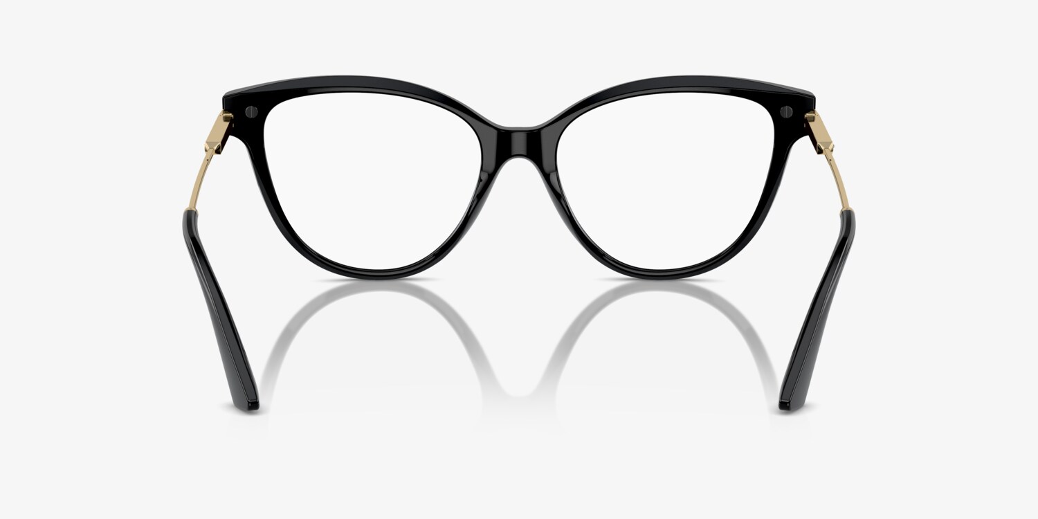 Jimmy Choo Black Frames with Gold tigers eye Accent Women\'s Sunglasses Jimmy Choo JC3008 Eyeglasses | LensCrafters main image 2