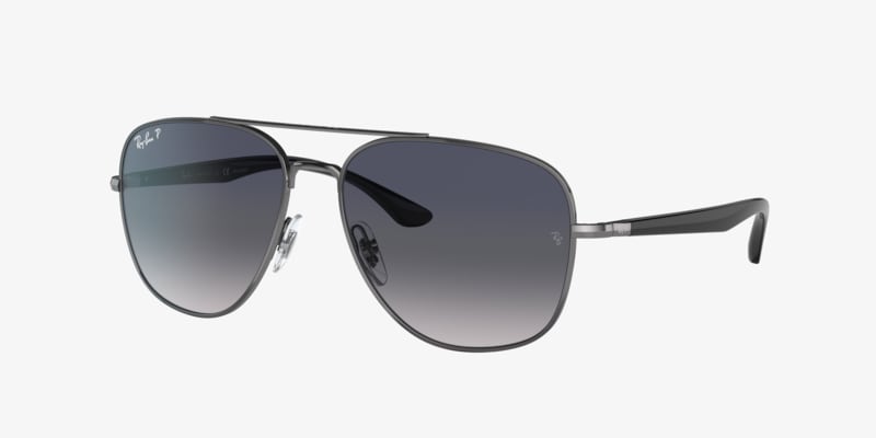 レイバン　CARAVAN REVERSE ガンメタル CARAVAN REVERSE Sunglasses in Gunmetal and Light Blue