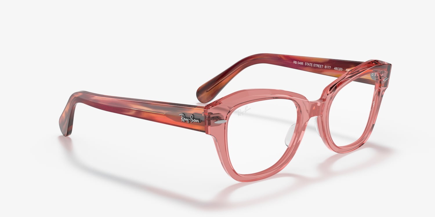 専用( ´͈ ᗨ `͈ )◞♡⃛ Ray-Ban RB5486 State Street Optics Eyeglasses | LensCrafters