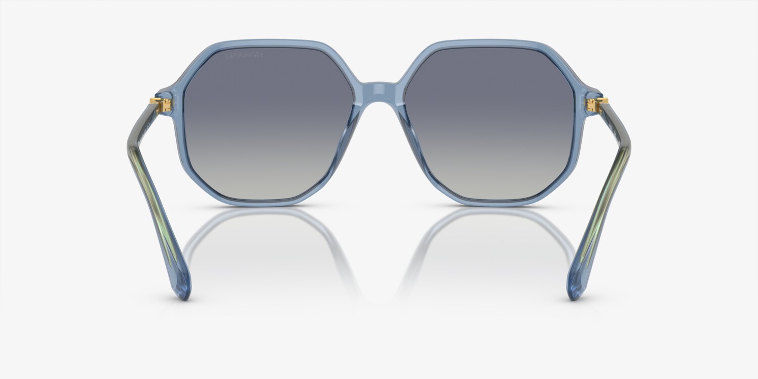 Curb link crystal sunglasses Giava | Crystal Glitter Square Sunglasses | JIMMY CHOO main image 2