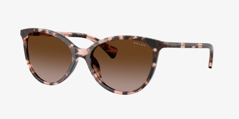 Ralph by Ralph Lauren RA5274 sunglasses transparent brown frame gradient Lens Ralph RA5274 - Cat Eye Shiny Transparent Brown Frame  main image 2
