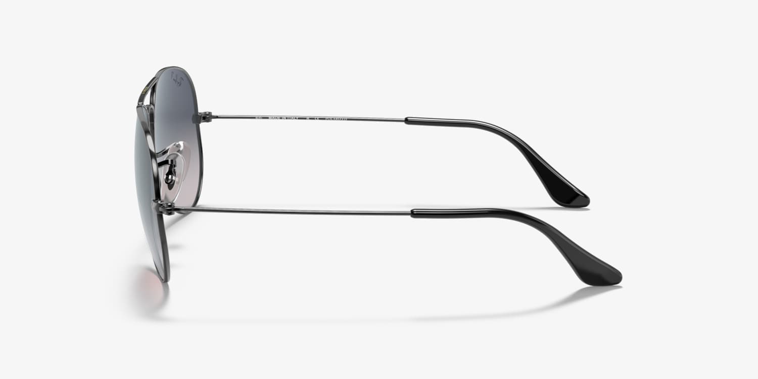 Ray-Ban RB3025 Aviator Gradient Sunglasses | LensCrafters
