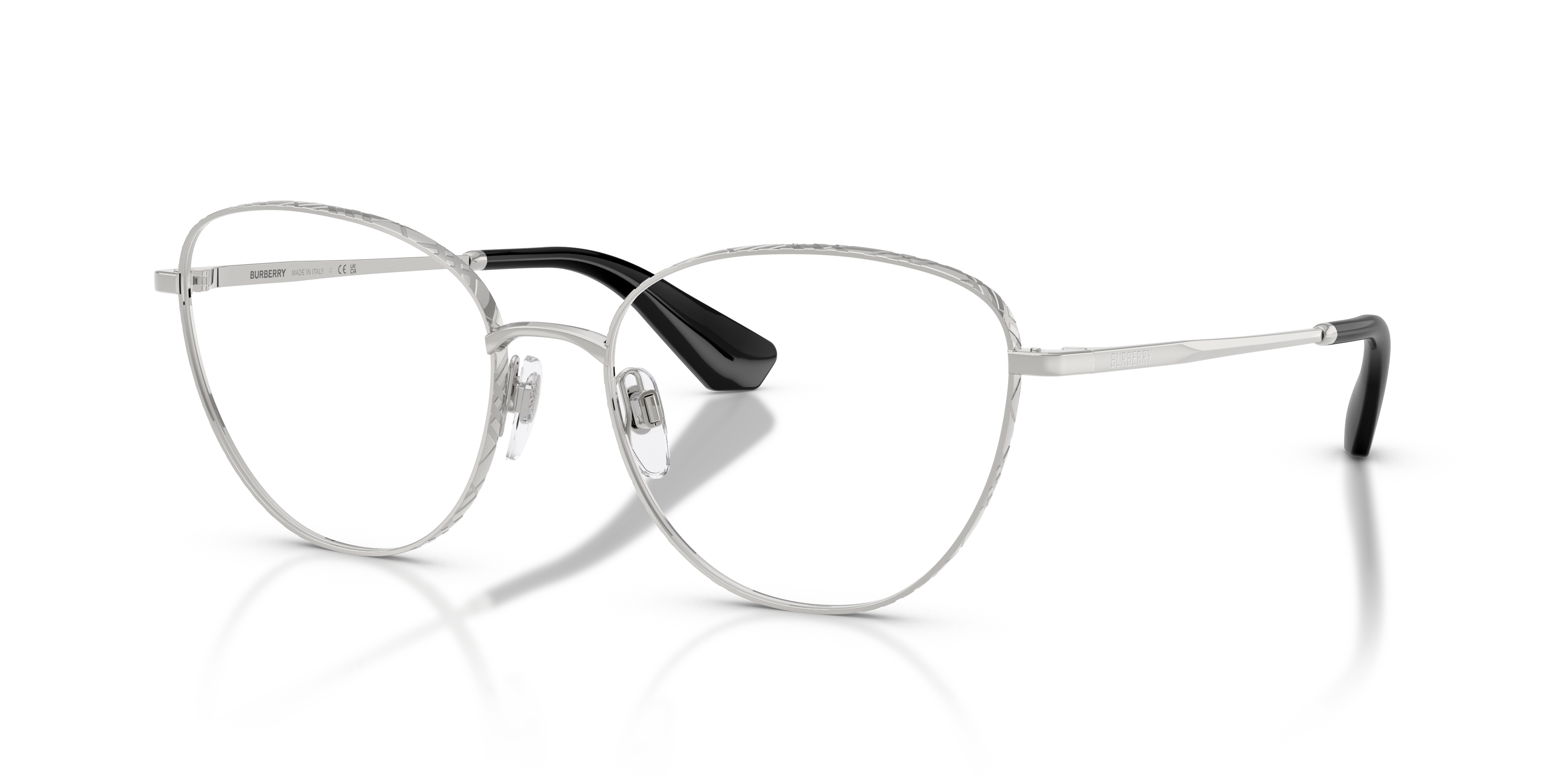 BURBERRY　眼鏡　ツーポイント シルバー Burberry BE1398 Eyeglasses | LensCrafters