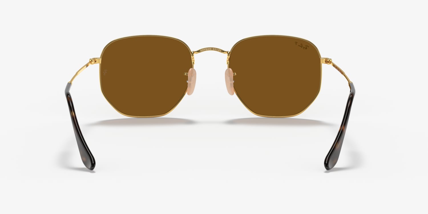 Ray-Ban RB3548N Hexagonal Flat Lenses Sunglasses | LensCrafters