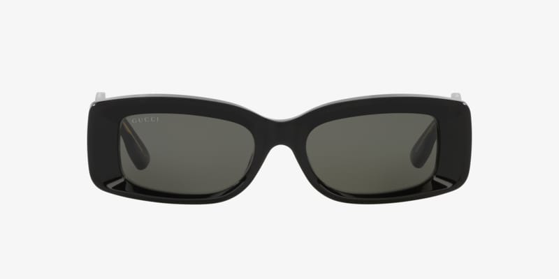 【正規品証明書あり】Gucci オーバル サングラス GG1579S Gucci GG1579S 001 Black Oval Sunglasses Unisex New Authentic