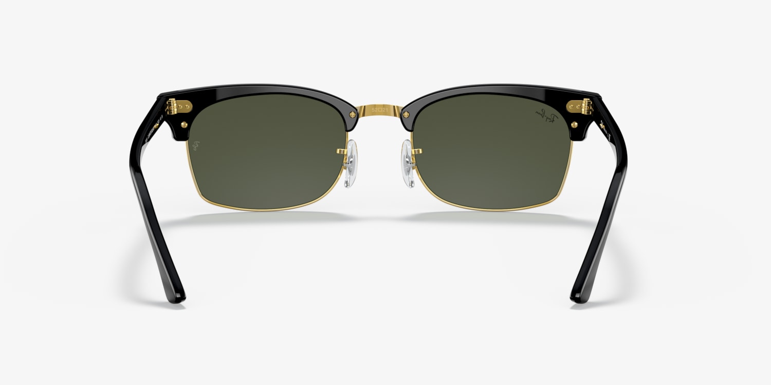 【美品】Ray-Ban CLUBMASTER Ray-Ban RB3916 Clubmaster Square Legend Gold Sunglasses
