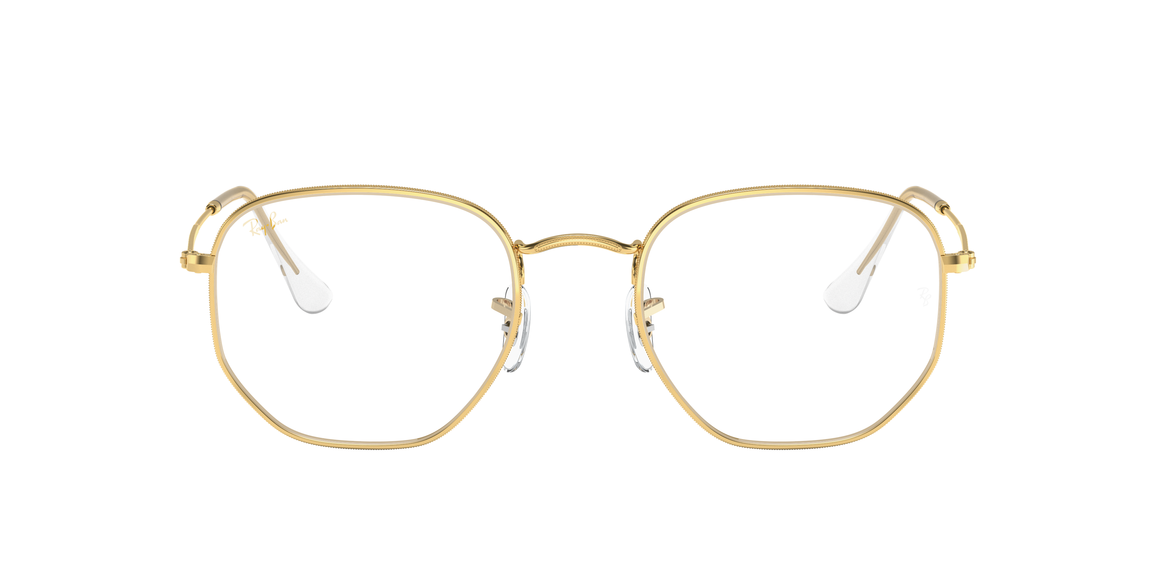 Ray-Ban RB3548 Hexagonal Blue-Violet Light Clear Sunglasses