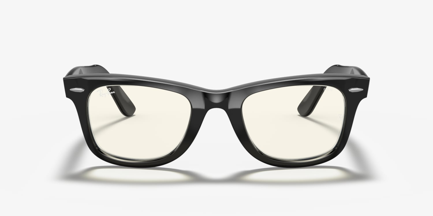 Ray-Ban RB2140 Wayfarer Clear Evolve Sunglasses | LensCrafters