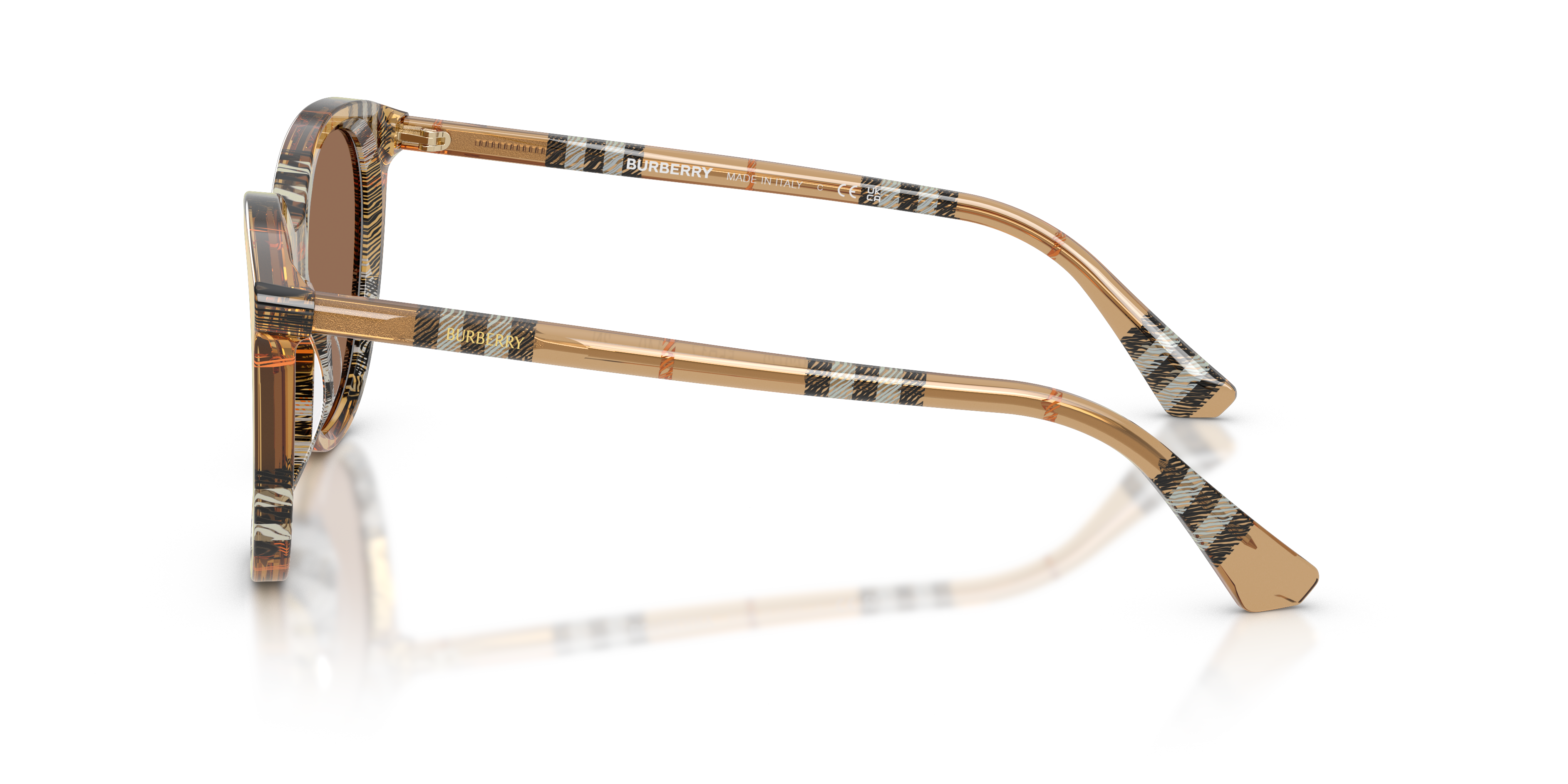 BURBERRY ベージュ サングラス Burberry ベージュ サングラス ケース付き