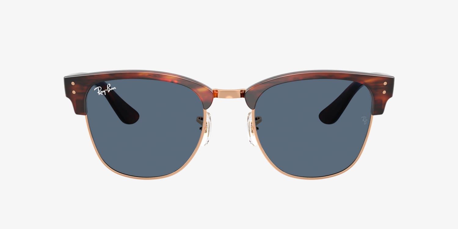 く*ぼ様 RAYBAN CLUBMASTER CLUBMASTER REVERSE Sunglasses in Transparent Dark Grey On Gunmetal