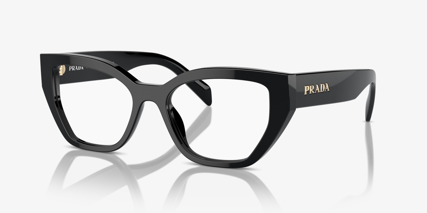 PRADA SPR16V ブラックサングラス Prada PR A16V Eyeglasses | LensCrafters
