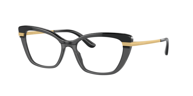 Dolce&Gabbana Woman Black On Transparent Black