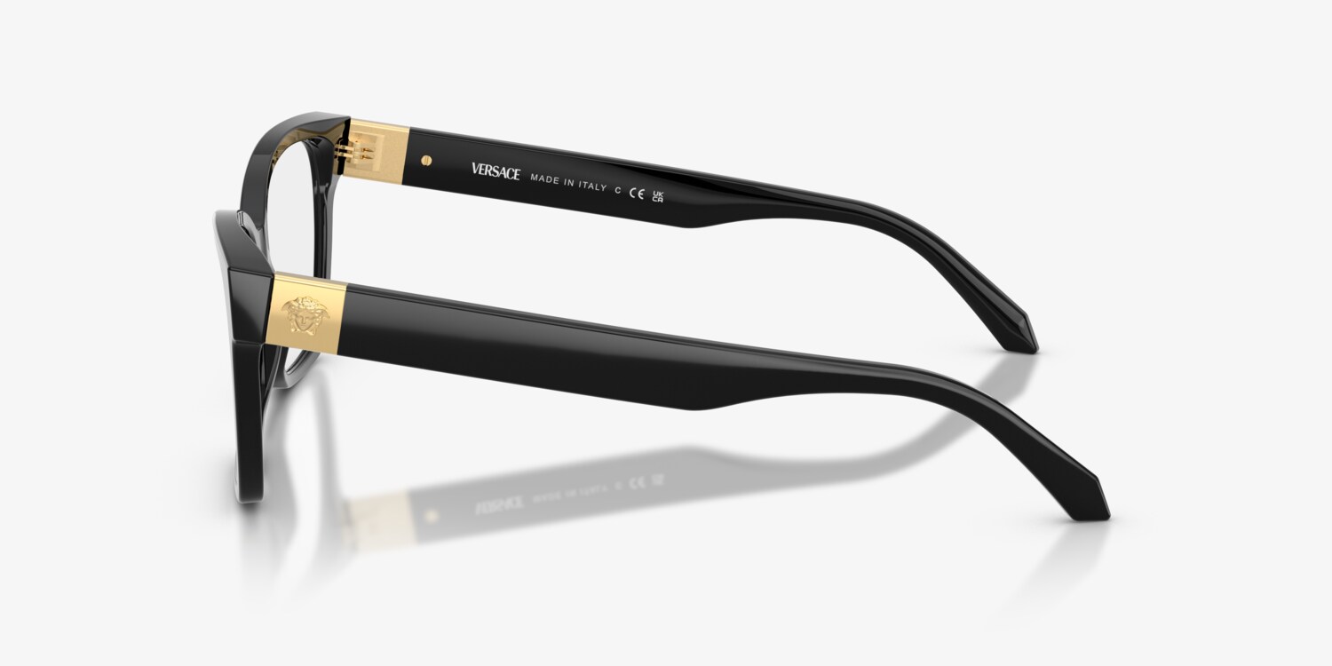 For my luxurious and wealthy clientele. NEW Versace Frames. New Versace Reading Glasses MOD. 3320-U GB1 56-16 145 Black  main image 2