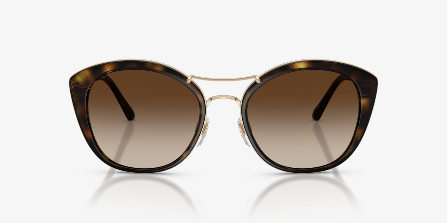 【83】美品！バーバリー　メガネ　ブラウン系　B2425-D BE4404F 409680 50 BURBERRY バーバリー サングラス ラウンド
