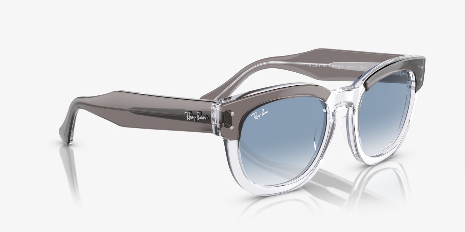 Ray-Ban べっ甲風 RB0298 レイバン公式ストア】 Ray-Ban® MEGA HAWKEYE サングラス | 透明