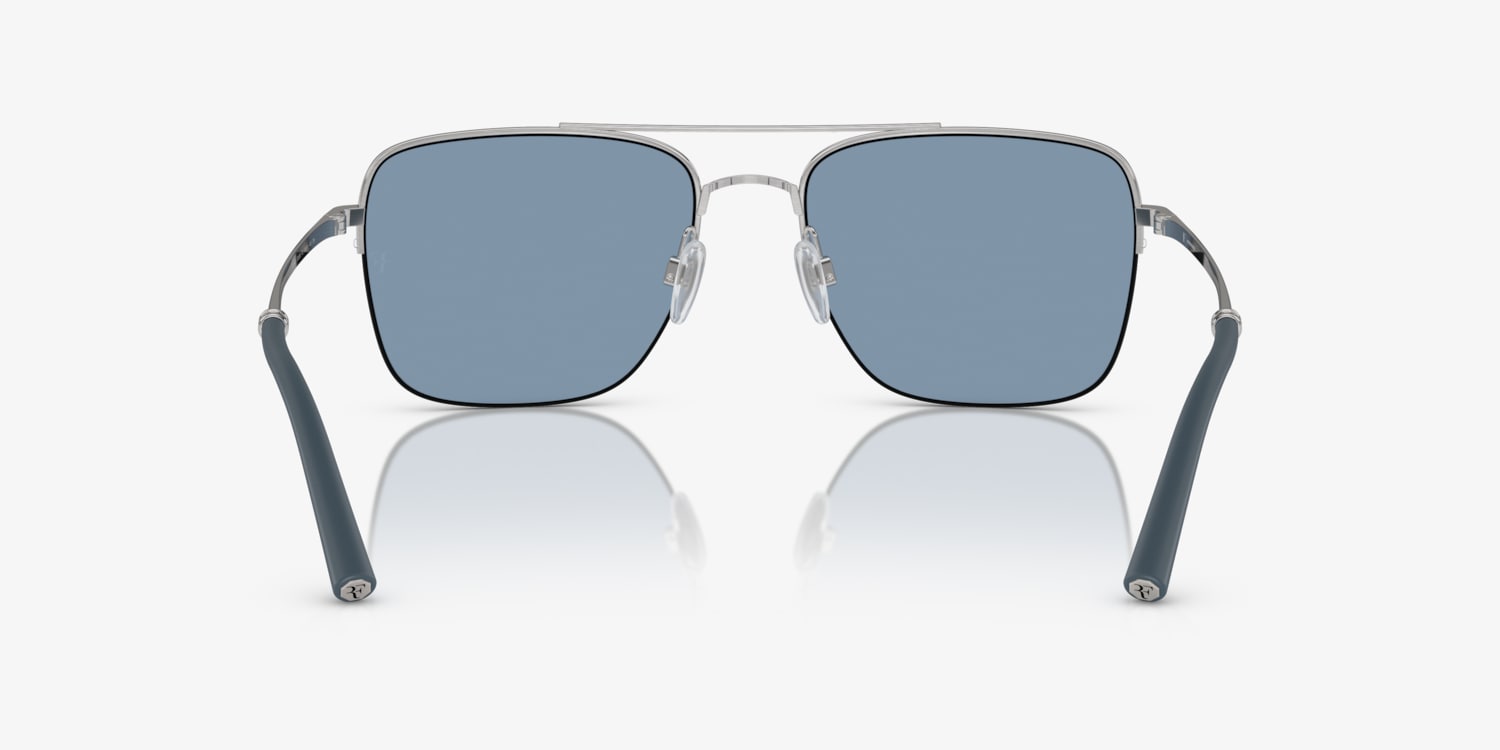 knmen171-0126 OLIVERPEOPLES×UNITEDARROWS Oliver Rafkin Eyeglasses in Dark Blue Smoke | Oliver®
