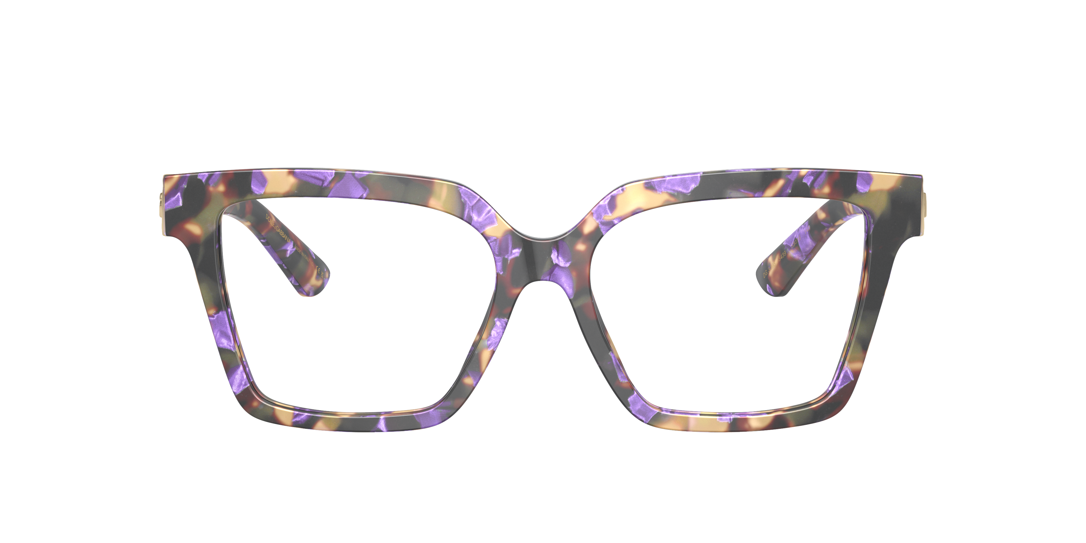 DOLCE&GABBANA ティペットPolecat Dolce & Gabbana Black Brown Leopard Cat Eye Glasses DG 3136