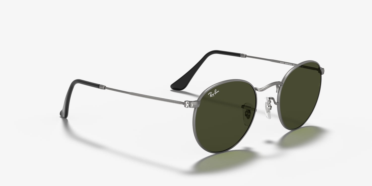 Ray-Ban RB3447 Round Metal Sunglasses | LensCrafters