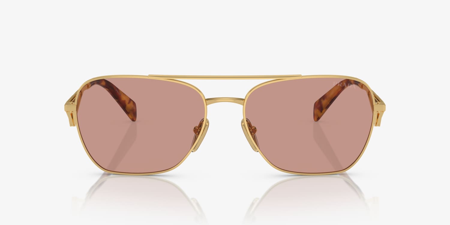 a*y様 PRADA オーバルサングラス ゴールド 23303021_53497105_600.jpg