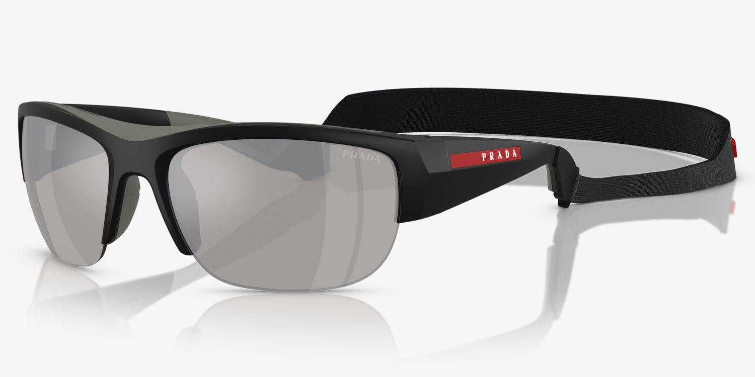 PRADA プラダ SPR01A 5AA-2A1 Made in Italy Prada Linea Rossa PS A01S Sunglasses | LensCrafters