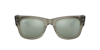 Ray-Ban MEGA WAYFARER ポリッシュトランスペアレントグリーン MEGA WAYFARER OPTICS Eyeglasses with Transparent Green Frame