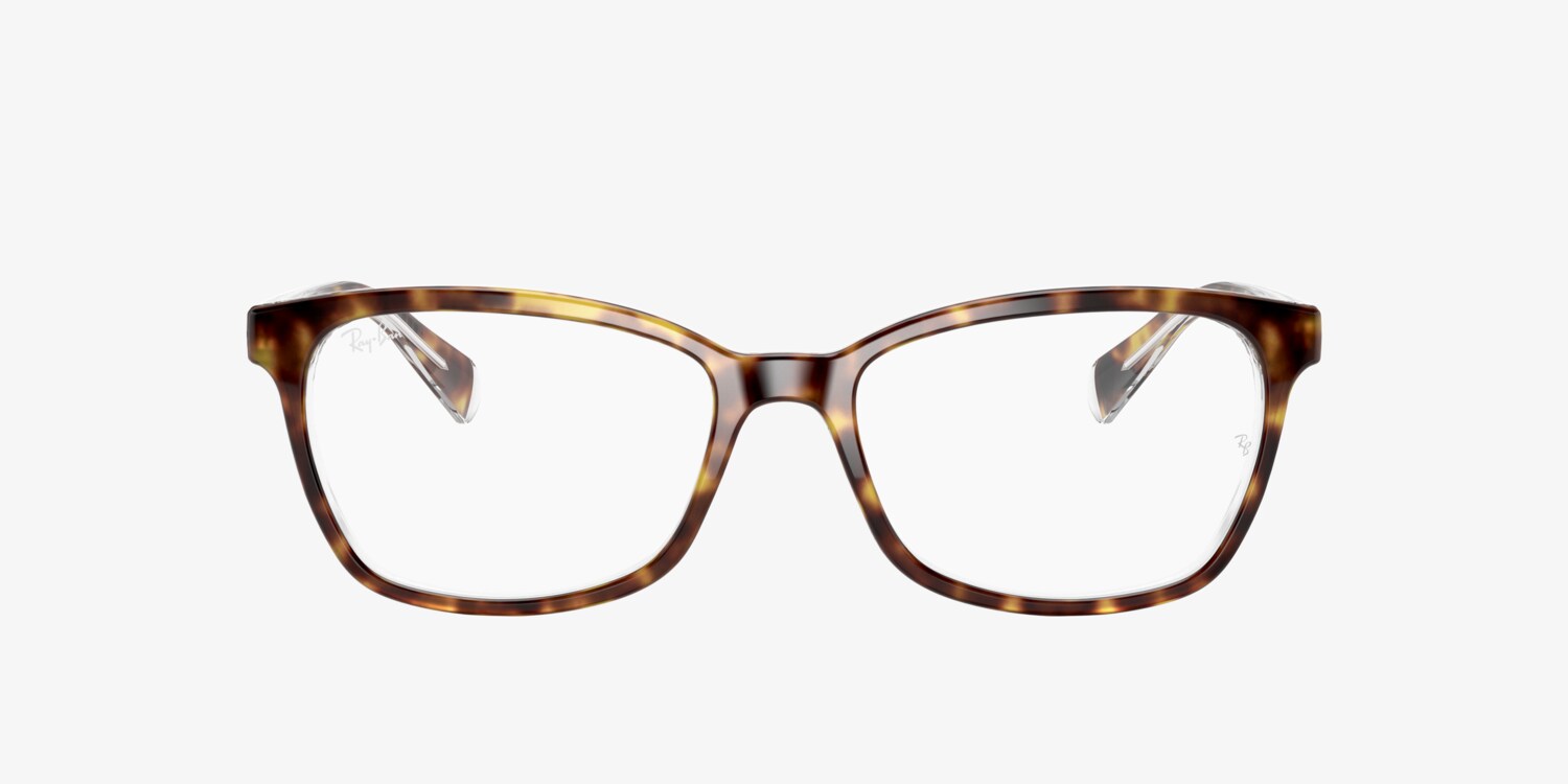 Ray-Ban Brown Tortoise Eyeglasses Optical grade frames RayBan RB4378V eyeglasses for women in Havana main image 3