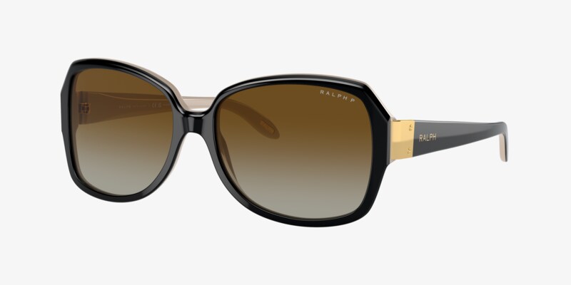 Ralph Lauren Women Tan Brown Lense Sunglasses RL8024 Square oversize Ralph by Ralph Lauren RA5324U Sunglasses | LensCrafters main image 4