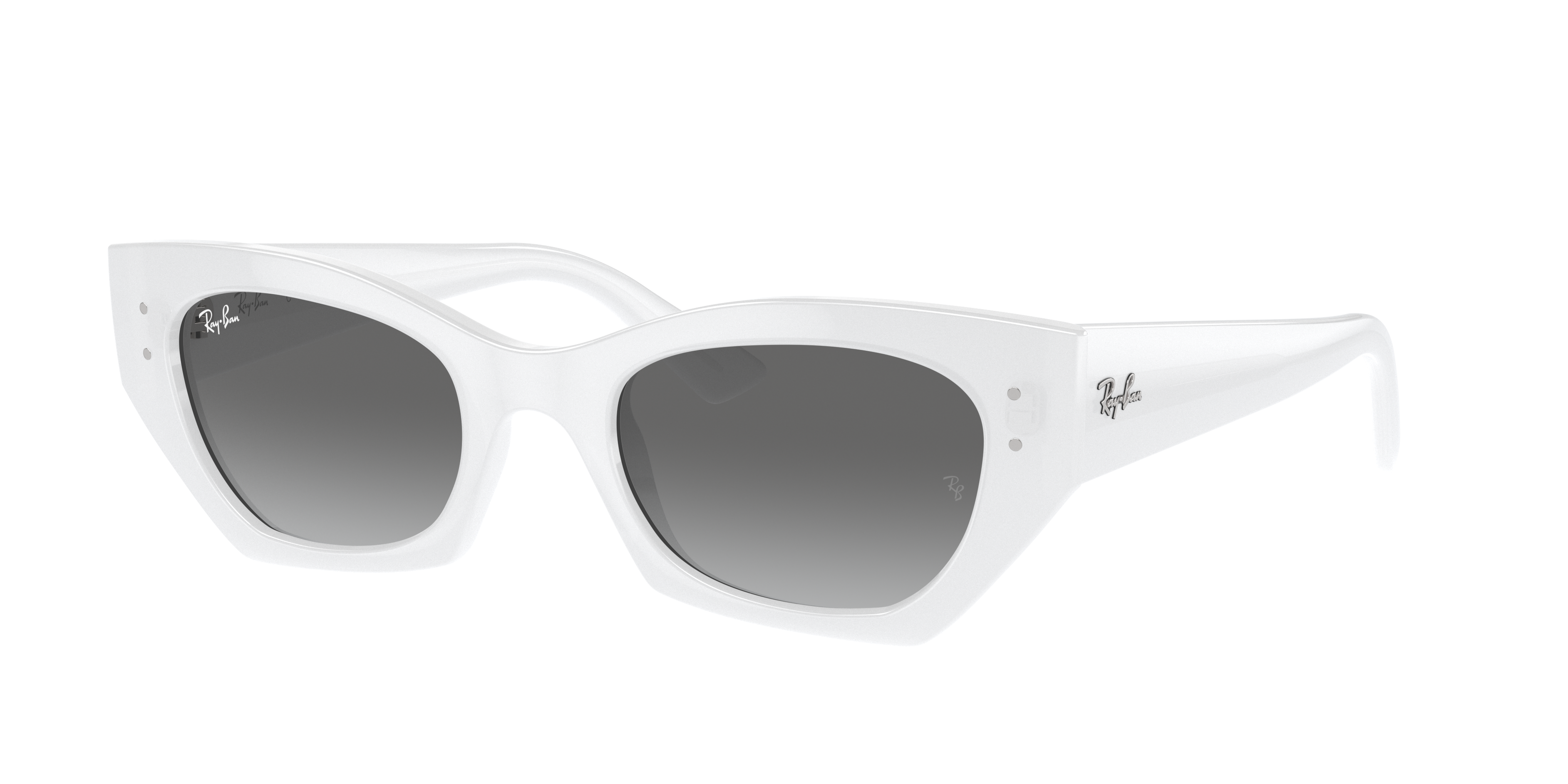 小物 Ray-Ban ORB4430F - Zena 667787 White Ray-Ban RB4430 Zena Bio-Based Sunglasses | LensCrafters