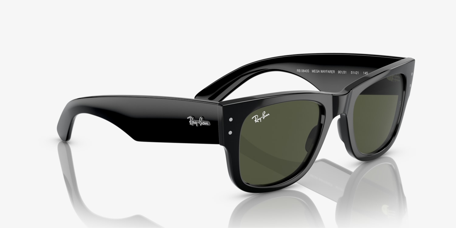 NEWカラー新品正規！RB0840S 902/4Eレイバン メガウェイファーラー Ray-Ban RB0840S Mega Wayfarer Sunglasses | LensCrafters