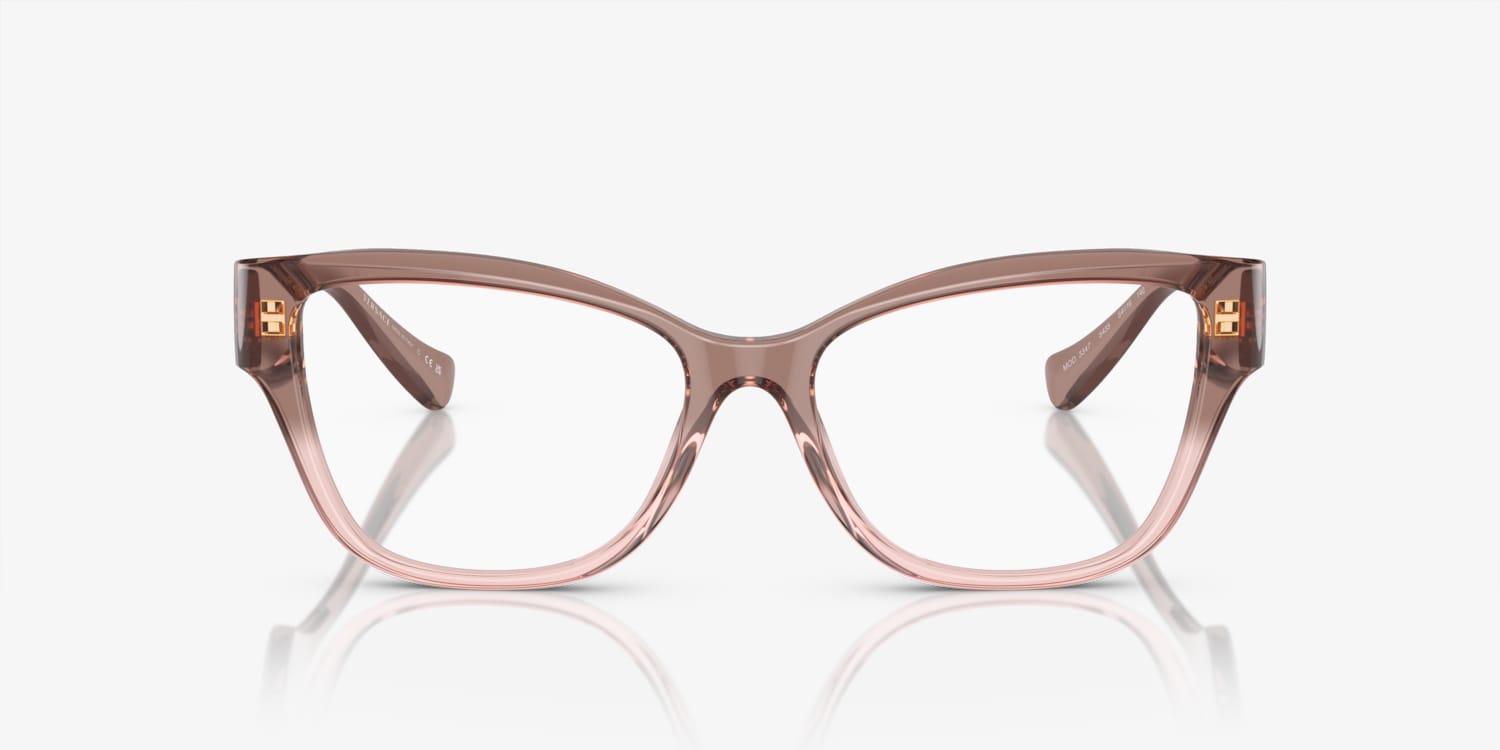 えりかページ VERSACE™ VE3369F Irregular Eyeglasses | EyeOns.com