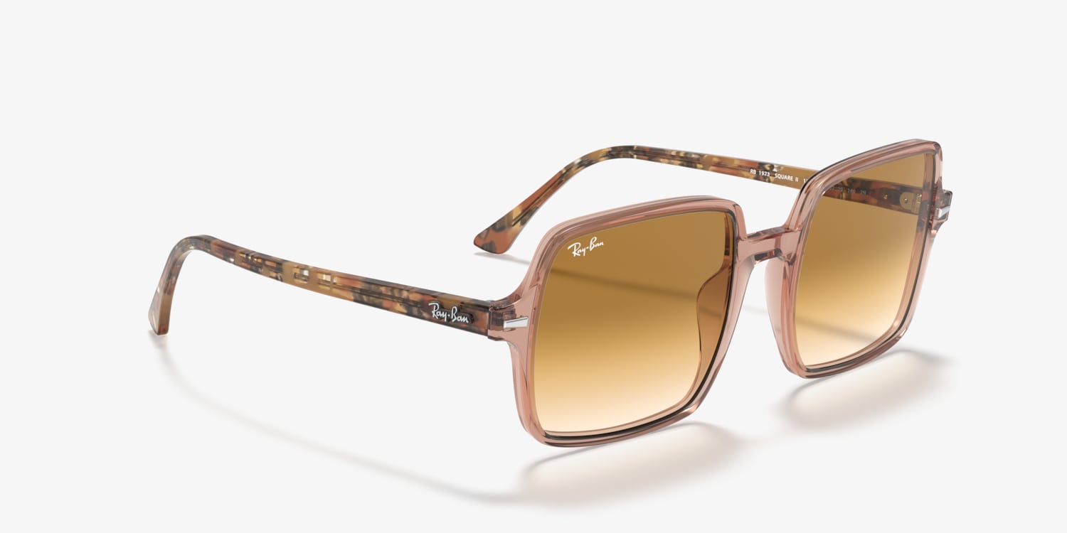 Ray-Ban RB1971 サングラス ブラウン Ray-Ban RB1971 Square 1971 Classic L (54 - 19) with Brown