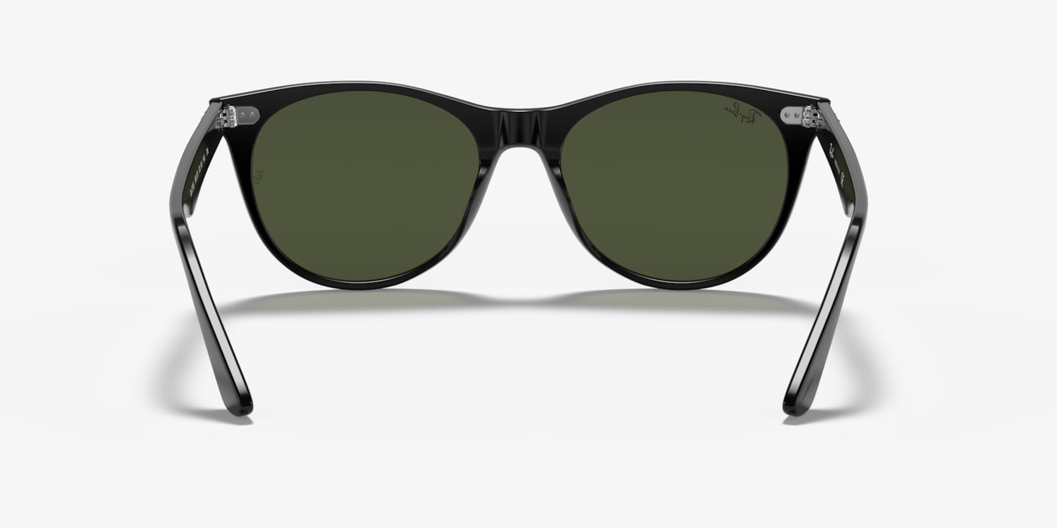 Ray-Ban Wayfarer II RB2185F 1250/AD グレイ Ray-Ban RB2185 Wayfarer II Classic Sunglasses | LensCrafters