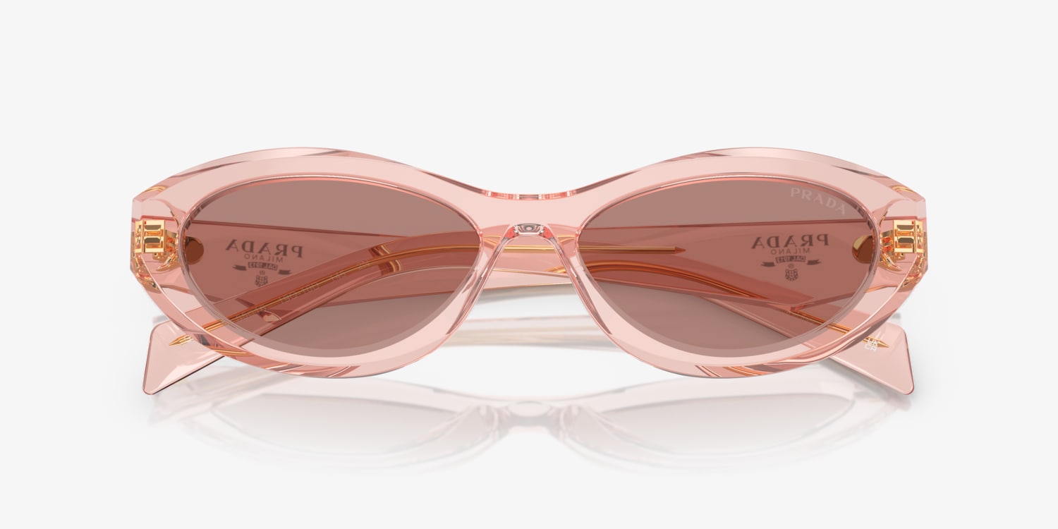 【竜頭蛇尾】PRADA Limless Sunglasses 竜頭蛇尾】PRADA Limless Sunglasses Prada Men's Rimless Gold