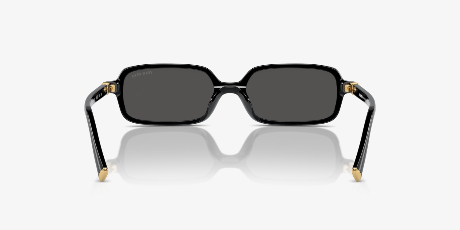 M♡  Miu Miu Logo Acetate Rectangle Sunglasses | Neiman Marcus
